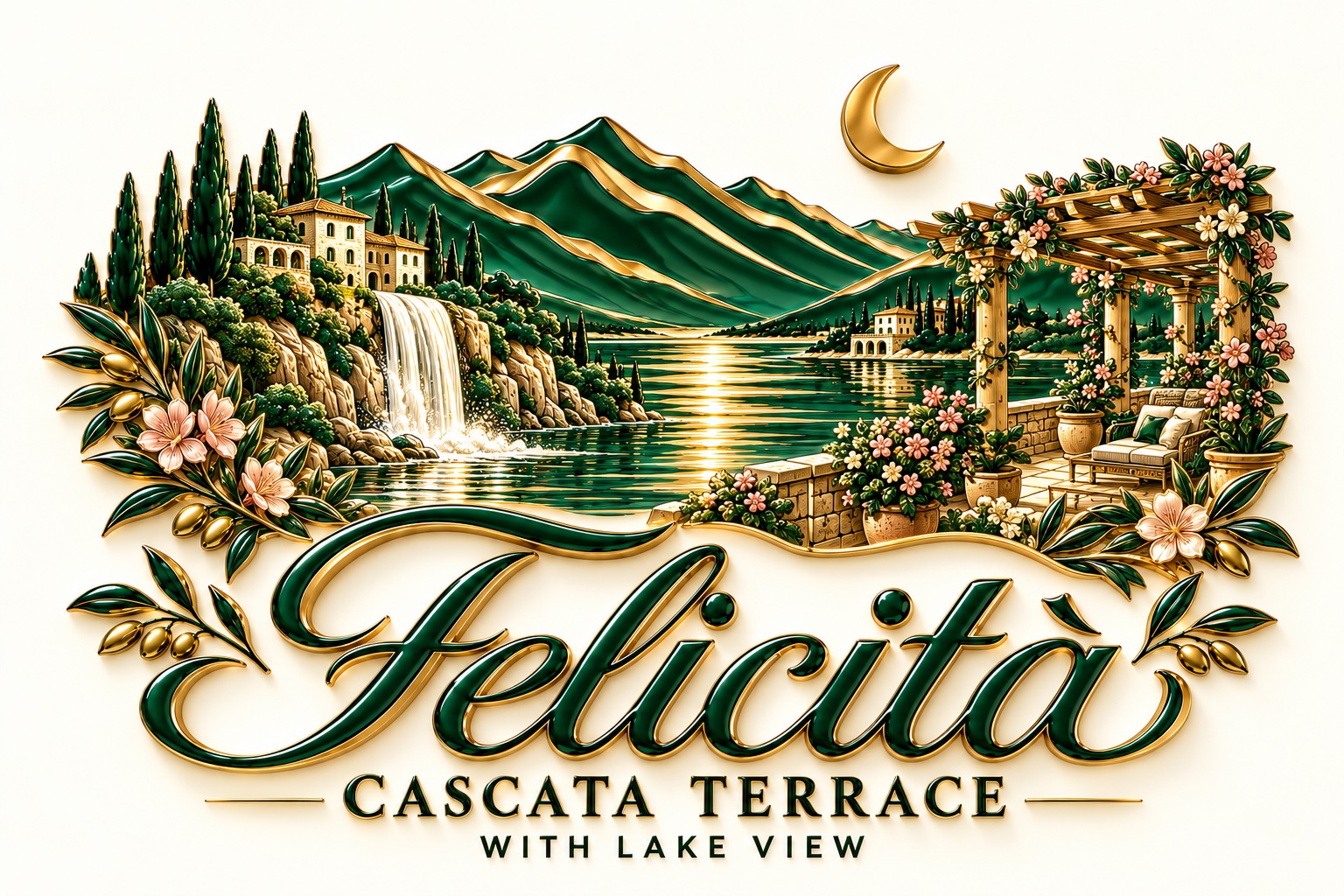Felicità Cascata Terrace with Lake View